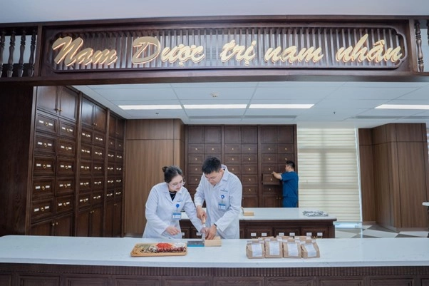 Khu vực bốc thuốc