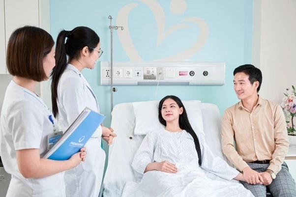 Phòng lưu viện 1 giường được bố trí riêng biệt