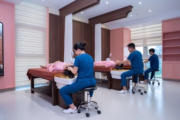 Khu vực gội đầu dưỡng sinh