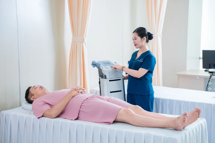 Máy siêu âm trị liệu hỗ trợ phục hồi chức năng