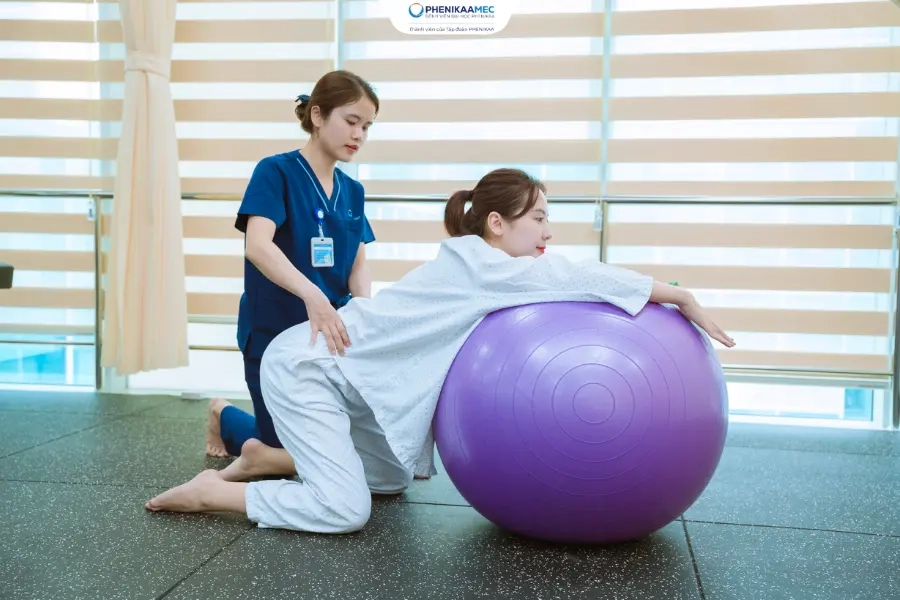Bóng tập hỗ trợ phục hồi chức năng sàn chậu