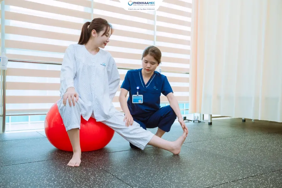 Bóng tập hỗ trợ phục hồi chức năng sàn chậu