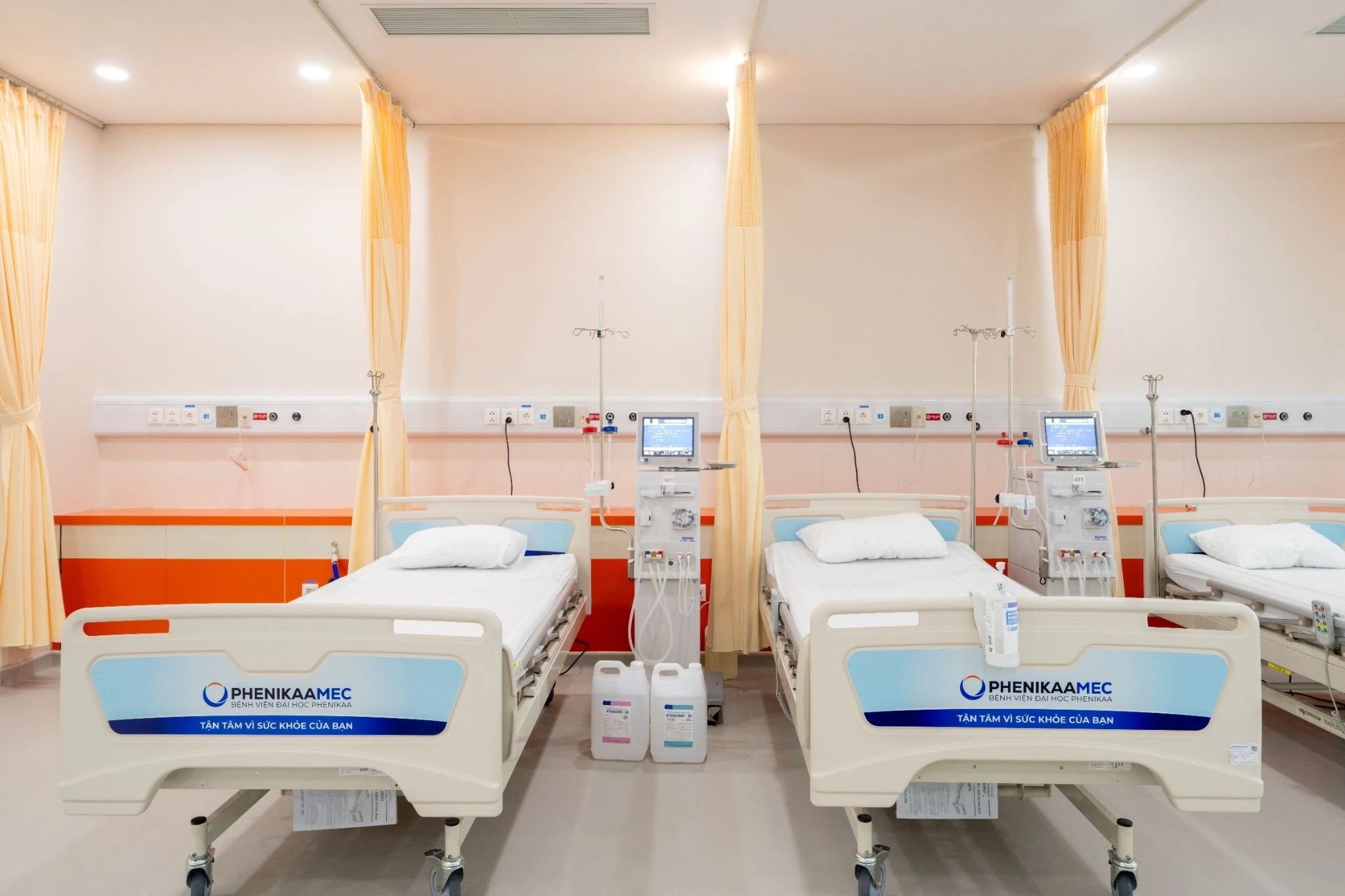 Khu vực giường điều trị