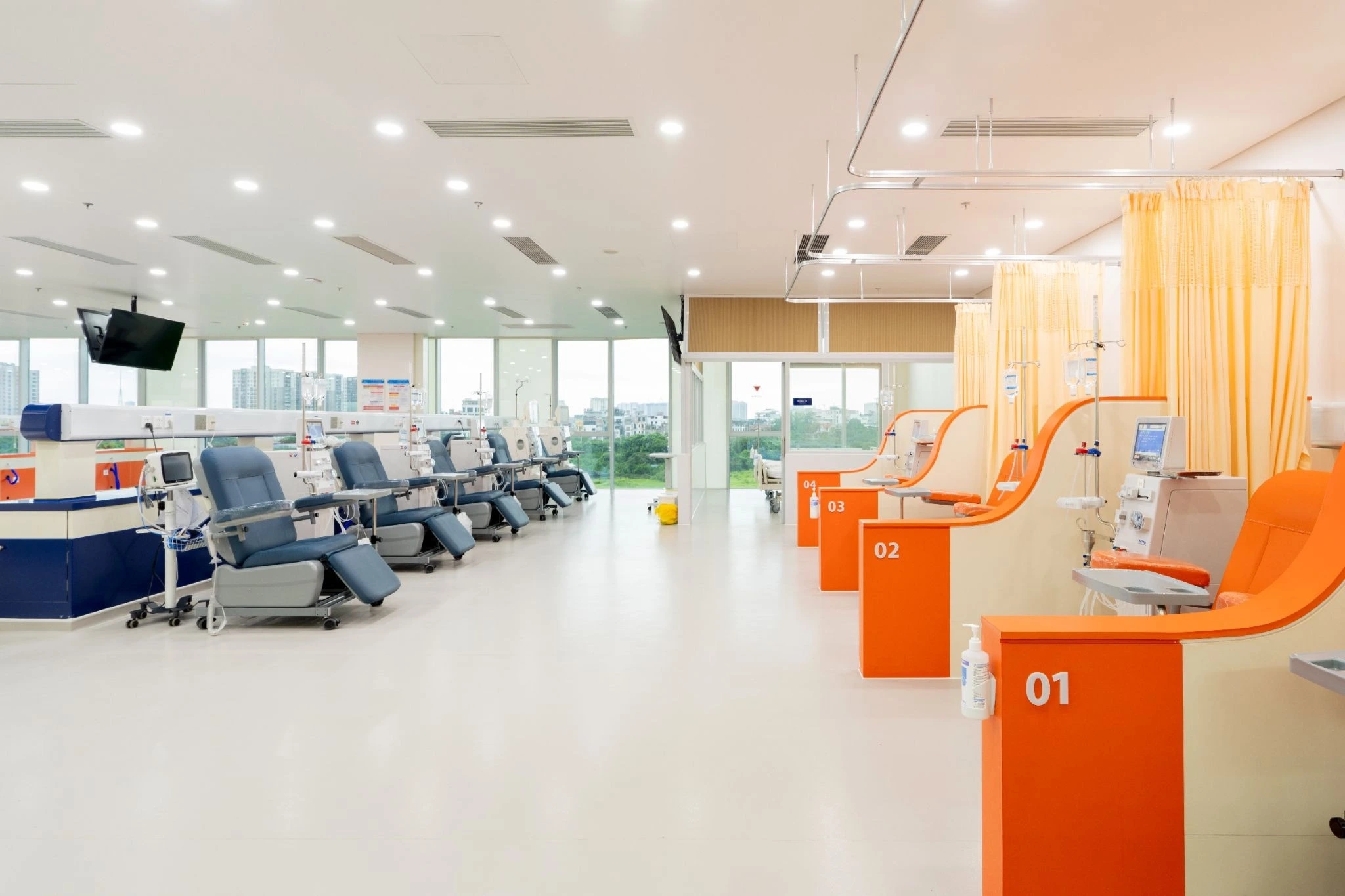 Hệ thống ghế lọc máu hiện đại