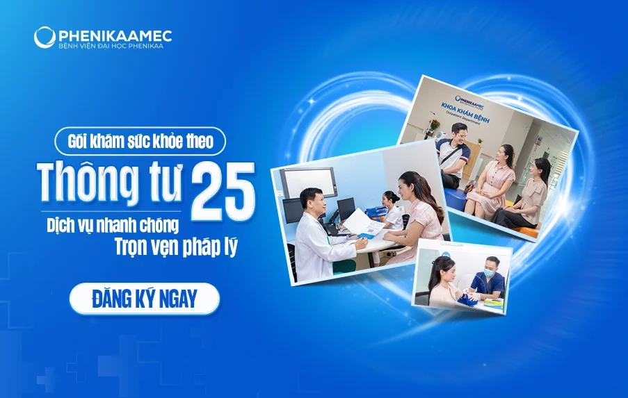 Gói khám sức khỏe theo Thông tư 25/2026/TT-BYT