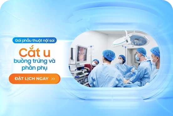 Gói phẫu thuật nội soi cắt u buồng trứng và phần phụ