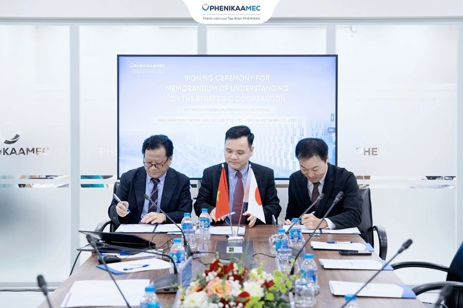 Thúc đẩy chuyển giao công nghệ y tế: PhenikaaMec kí kết biên bản ghi nhớ với các đối tác quốc tế