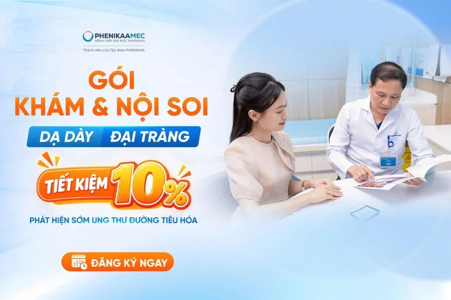 PhenikaaMec ra mắt 3 gói dịch vụ nội soi tiêu hóa, ưu đãi 10% chi phí tầm soát bệnh lý dạ dày - đại tràng