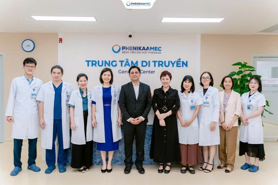 Bệnh viện Đại học Phenikaa và Công ty Revvity trao đổi hợp tác trong lĩnh vực sàng lọc di truyền thế hệ mới