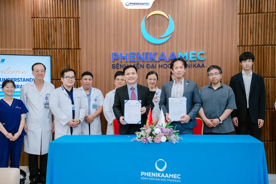 Đẩy mạnh nghiên cứu AI trong y học: Bệnh viện Đại học Phenikaa ký kết hợp tác chiến lược với Công ty SMC (Nhật Bản)
