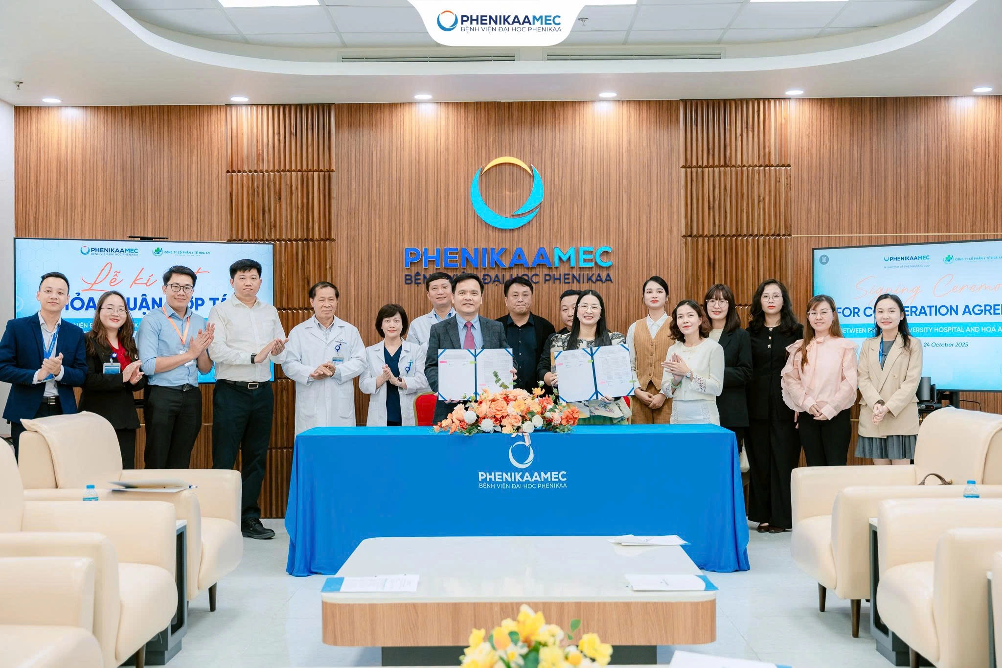 Bệnh viện Đại học Phenikaa ký kết hợp tác với Công ty Cổ phần Y tế Hoa An - Hỗ trợ người nước ngoài tiếp cận dịch vụ y tế chất lượng cao tại Việt Nam
