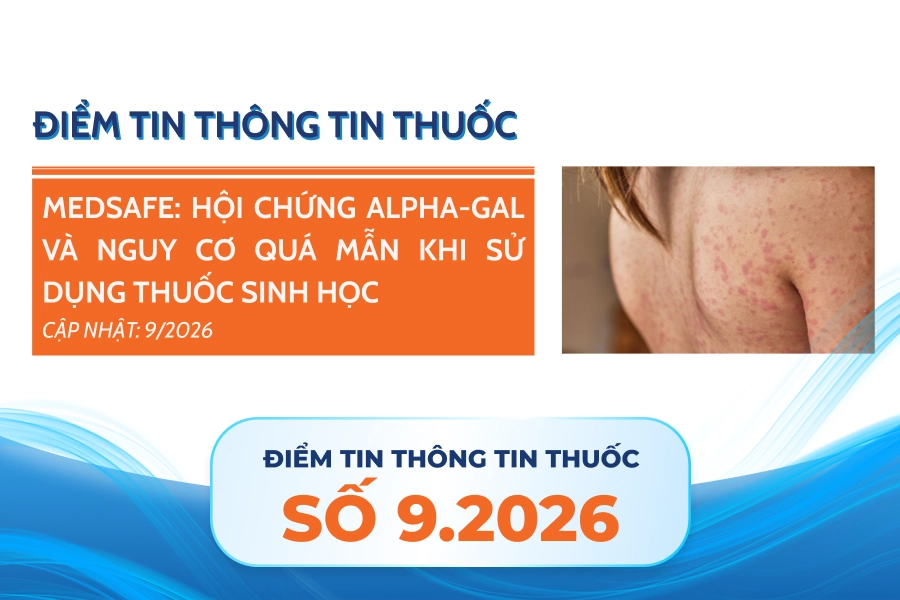 Medsafe: Hội chứng Alpha-gal và nguy cơ quá mẫn khi sử dụng thuốc sinh học