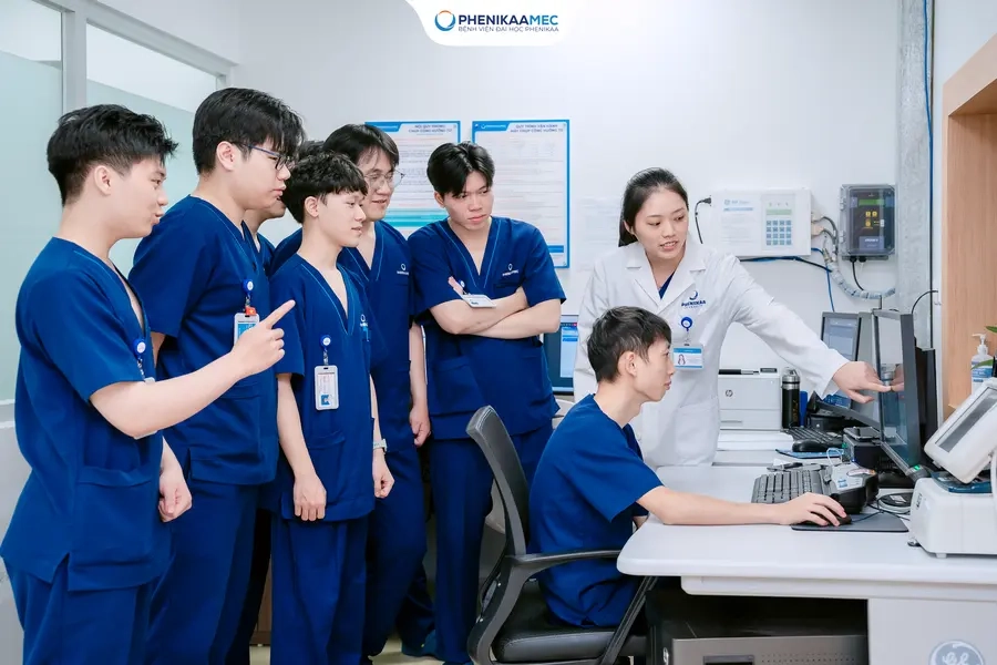 Bệnh viện Đại học Phenikaa đào tạo thực hành cho Cử nhân Kỹ thuật Hình ảnh y học