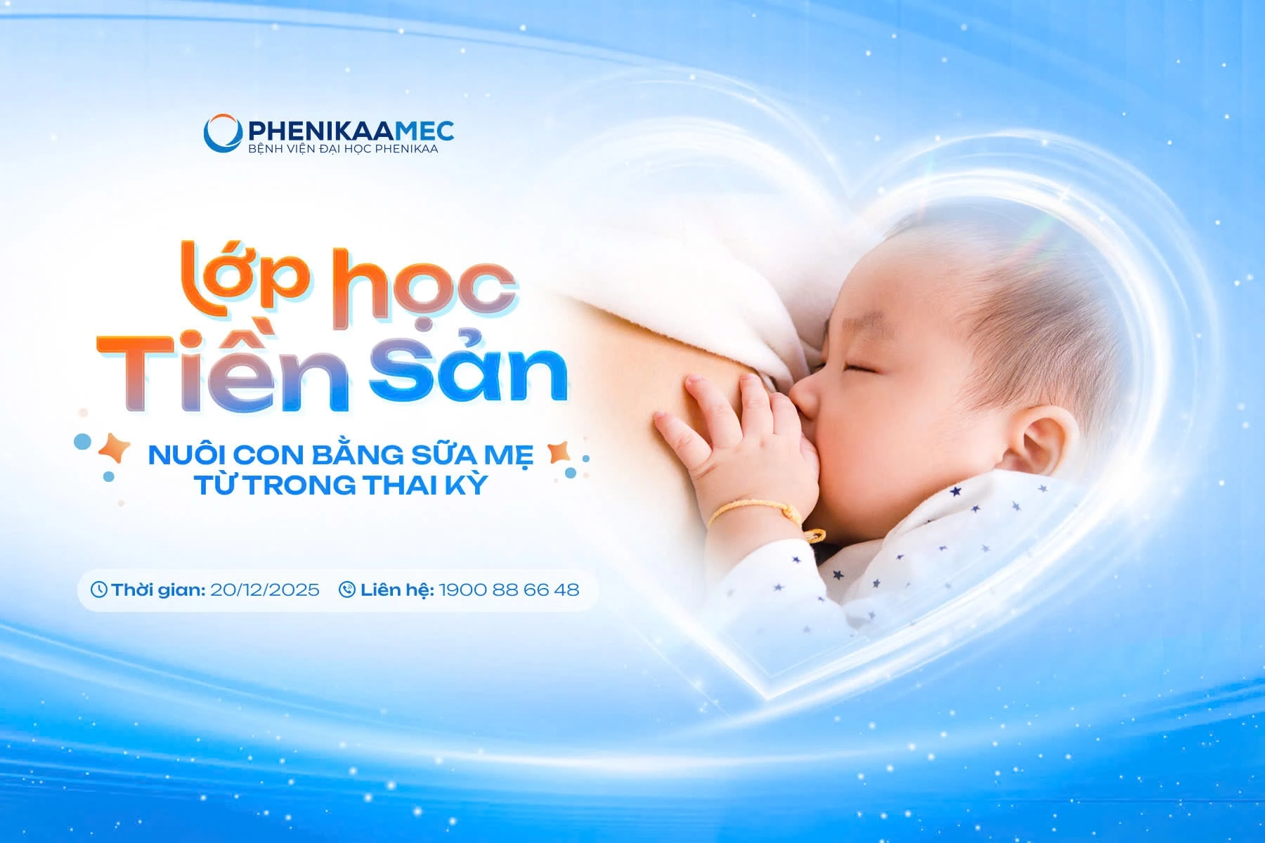 Lớp học tiền sản PhenikaaMec tháng 12: Cập nhật kiến thức nuôi con bằng sữa mẹ từ trong thai kỳ