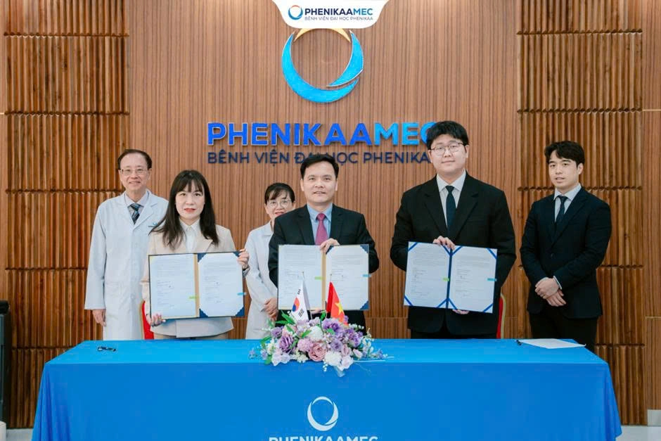 PhenikaaMec ký kết Mou với Risorius (Hàn Quốc) và K&P Hase: Tiên phong ứng dụng AI và Y học chính xác 