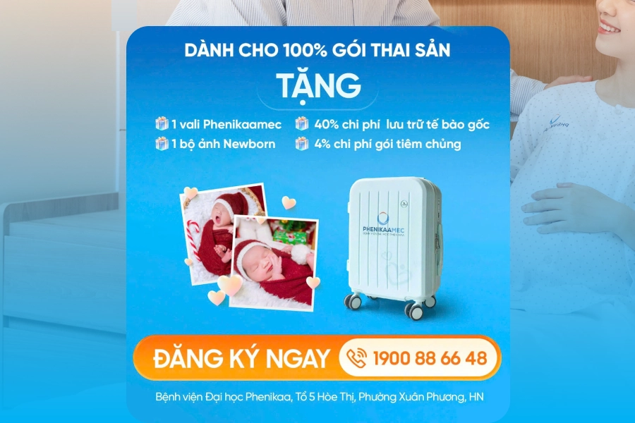 Ưu đãi Gói Thai sản PhenikaaMec tháng 2 - Mẹ an tâm sinh nở với chi phí tối ưu