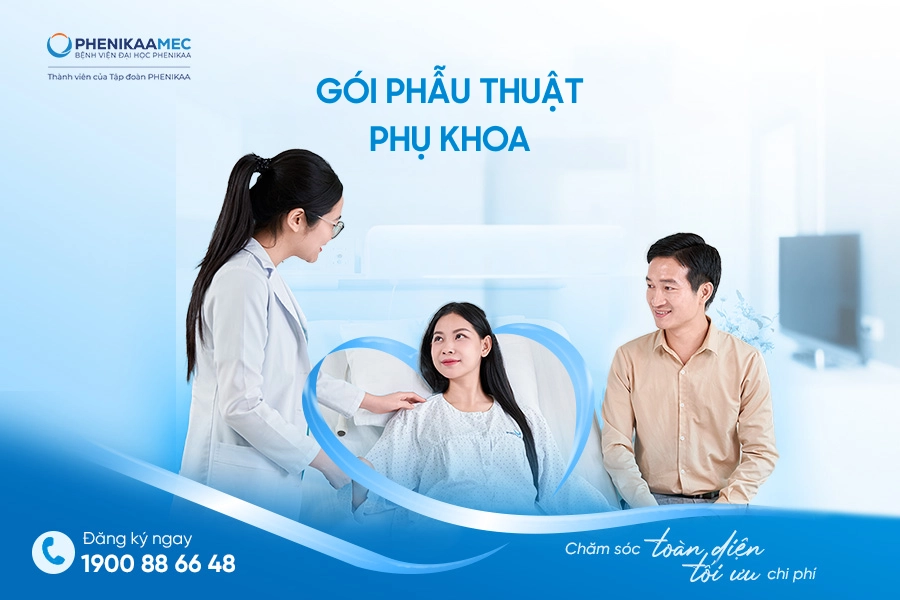 PhenikaaMec triển khai 14 gói phẫu thuật phụ khoa - Quà tặng lên tới 4.000.000 đồng