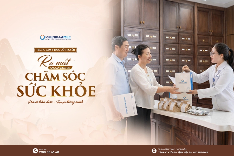 PhenikaaMec triển khai 3 gói chăm sóc sức khỏe bằng Y học cổ truyền: Giải pháp phục hồi và nâng cao thể trạng toàn diện