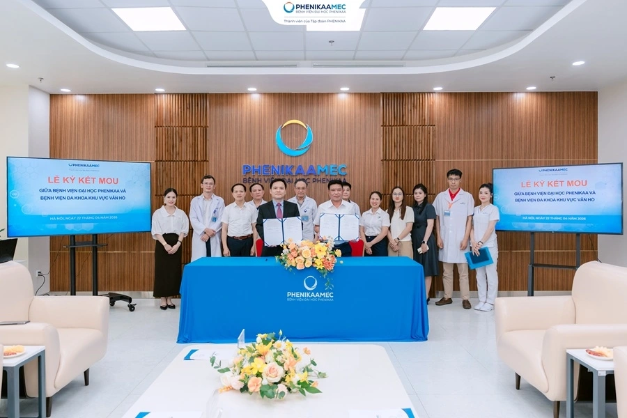 Bệnh viện Đại học Phenikaa ký kết hợp tác với Bệnh viện Đa khoa khu vực Vân Hồ: Nâng cao chất lượng chăm sóc sức khỏe tuyến cơ sở
