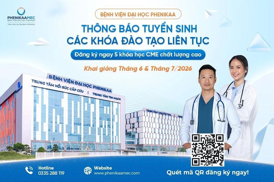 Thông báo tuyển sinh các khóa đào tạo liên tục chuyên ngành Chẩn đoán hình ảnh tại Bệnh viện Đại học Phenikaa