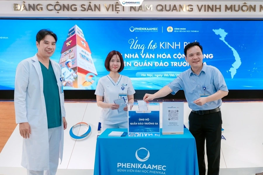 Bệnh Viện Đại Học Phenikaa Ủng Hộ Kinh Phí Xây Nhà Văn Hóa Cộng Đồng Trên Quần Đảo Trường Sa