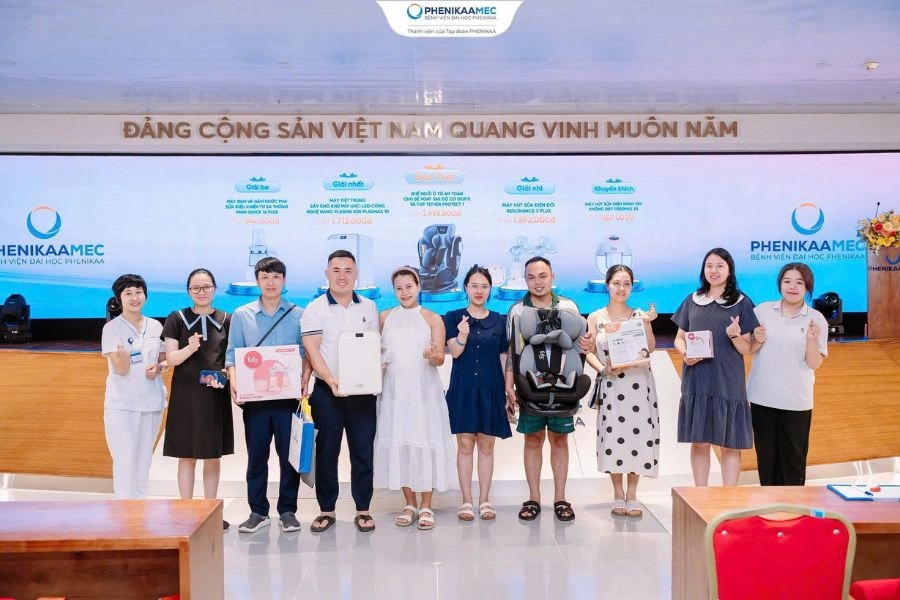 Gần 600 mẹ bầu và người thân tham dự lớp học tiền sản PhenikaaMec: Cập nhật kiến thức về nước ối để bảo vệ thai kỳ khỏe mạnh