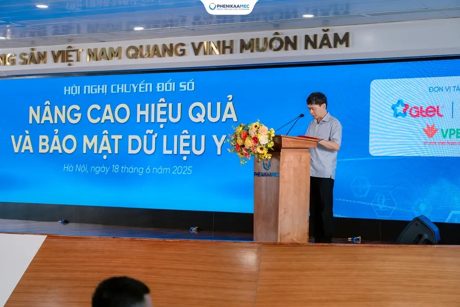 Bệnh viện Đại học Phenikaa phối hợp Sở Y tế tổ chức Hội nghị Chuyển đổi số: “Nâng cao hiệu quả và bảo mật dữ liệu y tế”
