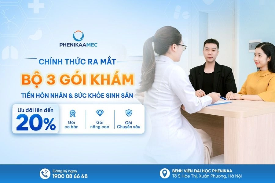 PhenikaaMec ra mắt các gói khám Tiền hôn nhân và Sức khỏe sinh sản: Chủ động chuẩn bị cho hành trình làm cha mẹ
