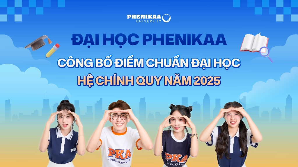 Đại học Phenikaa công bố điểm chuẩn đại học hệ chính quy năm 2025