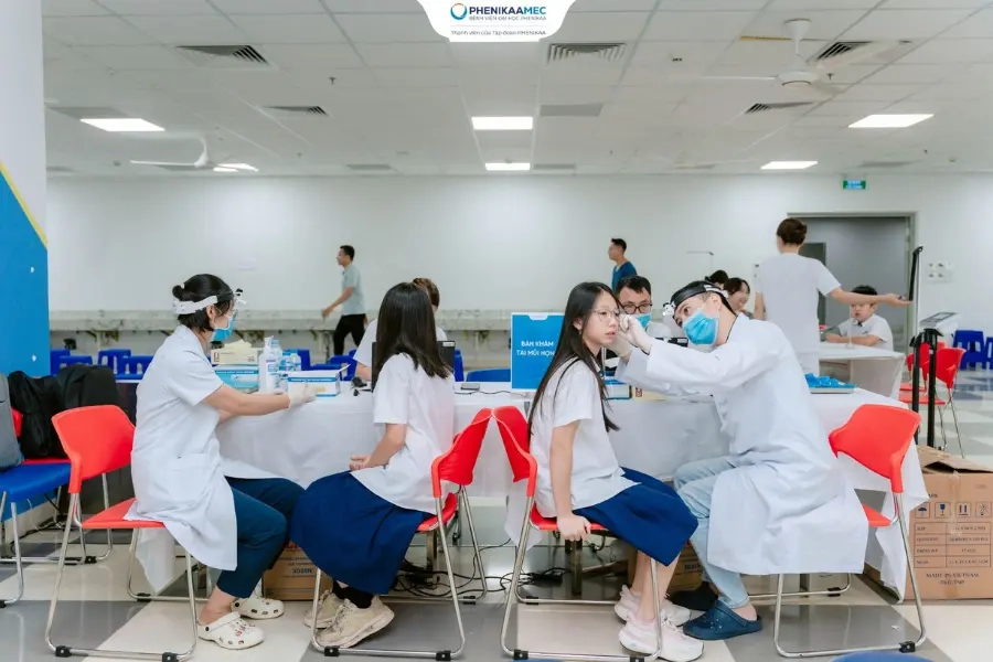 PhenikaaMec đồng hành cùng chiến dịch khám sức khỏe cho 2,2 triệu học sinh Hà Nội