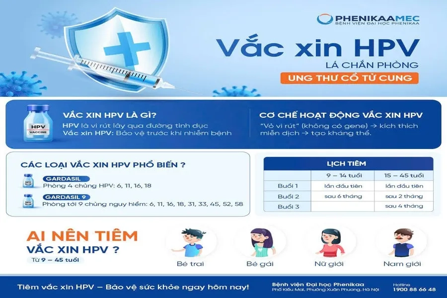 Tiêm Phòng HPV Là Gì? Bao Nhiêu Tiền 1 Mũi? Tiêm Ở Đâu Tốt? 
