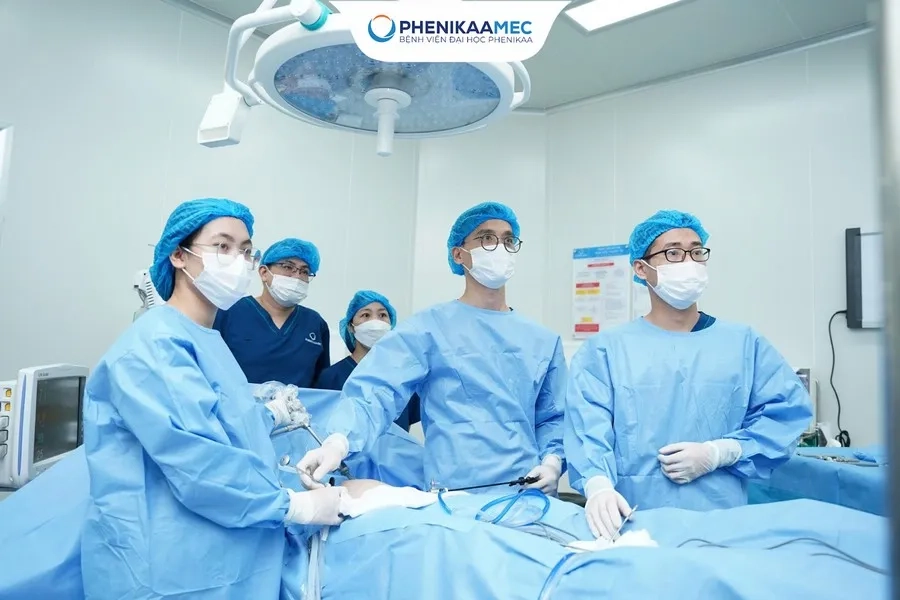 Phẫu thuật nội soi được ưu tiên trong điều trị bệnh
