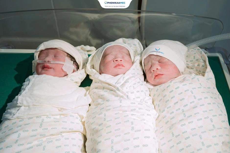 Ca sinh ba tuần 35 đa nguy cơ “vượt cạn” thành công tại PhenikaaMec