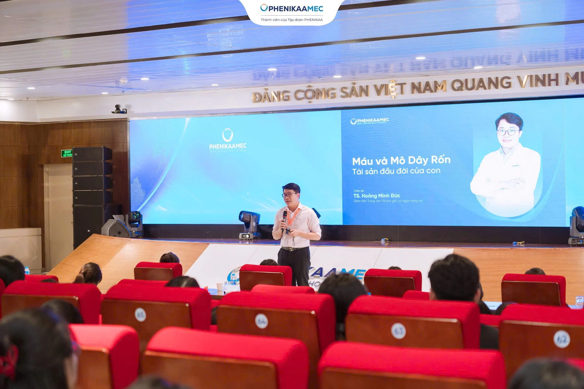 Lớp học tiền sản PhenikaaMec tháng 1/2026 trao tặng 3 suất miễn phí thu thập xử lý lưu trữ máu cuống rốn