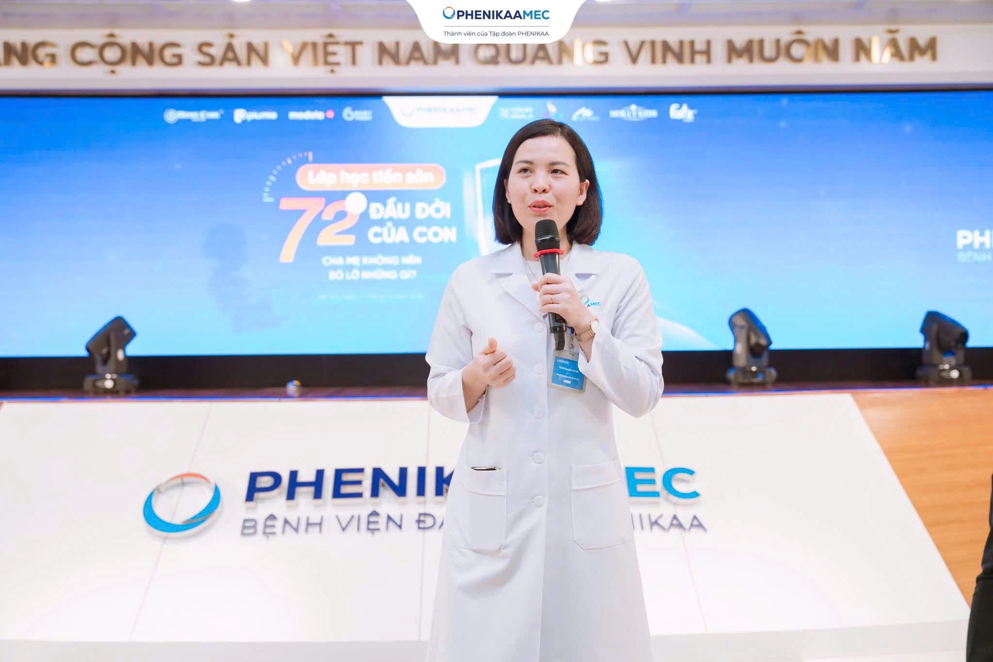 Lớp học tiền sản PhenikaaMec tháng 1/2026 trao tặng 3 suất miễn phí thu thập xử lý lưu trữ máu cuống rốn