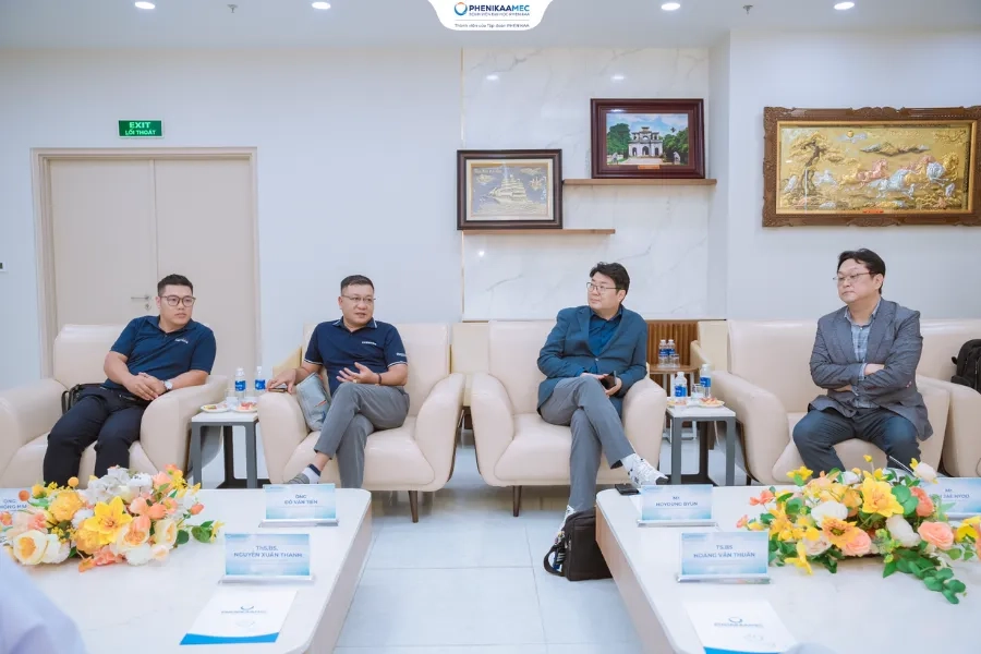 PhenikaaMec làm việc với đoàn đại diện Samsung và Medison Việt Nam, thúc đẩy hợp tác công nghệ – y tế