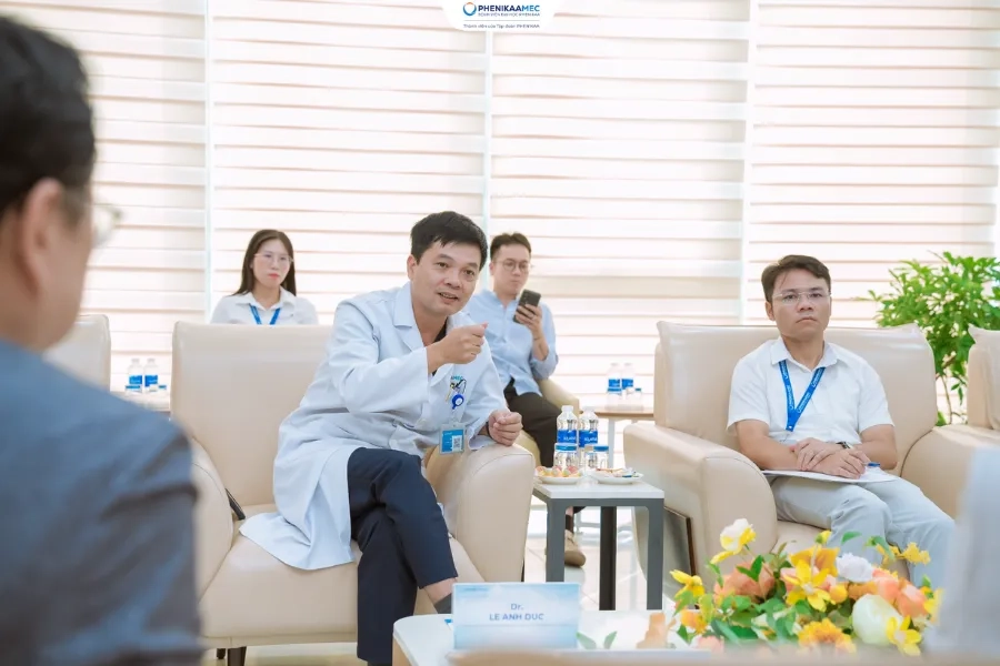 PhenikaaMec làm việc với đoàn đại diện Samsung và Medison Việt Nam, thúc đẩy hợp tác công nghệ – y tế