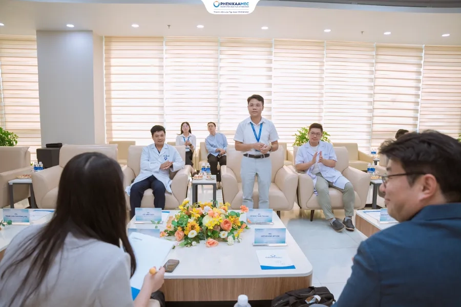 PhenikaaMec làm việc với đoàn đại diện Samsung và Medison Việt Nam, thúc đẩy hợp tác công nghệ – y tế