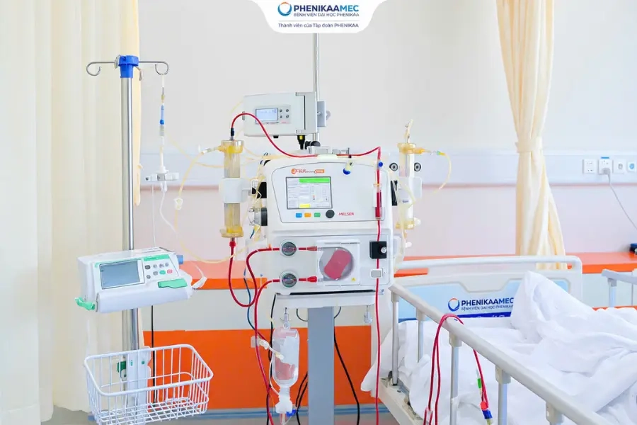PhenikaaMec ứng dụng lọc huyết tương kép DFPP hỗ trợ chuẩn bị ghép thận cho người bệnh có kháng thể HLA cao