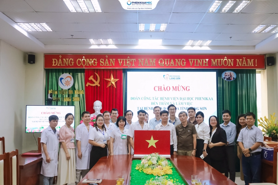 Bệnh viện Đại học Phenikaa và Bệnh viện Đa khoa tỉnh Lạng Sơn thúc đẩy hợp tác chuyên môn, đào tạo và chuyển giao kỹ thuật