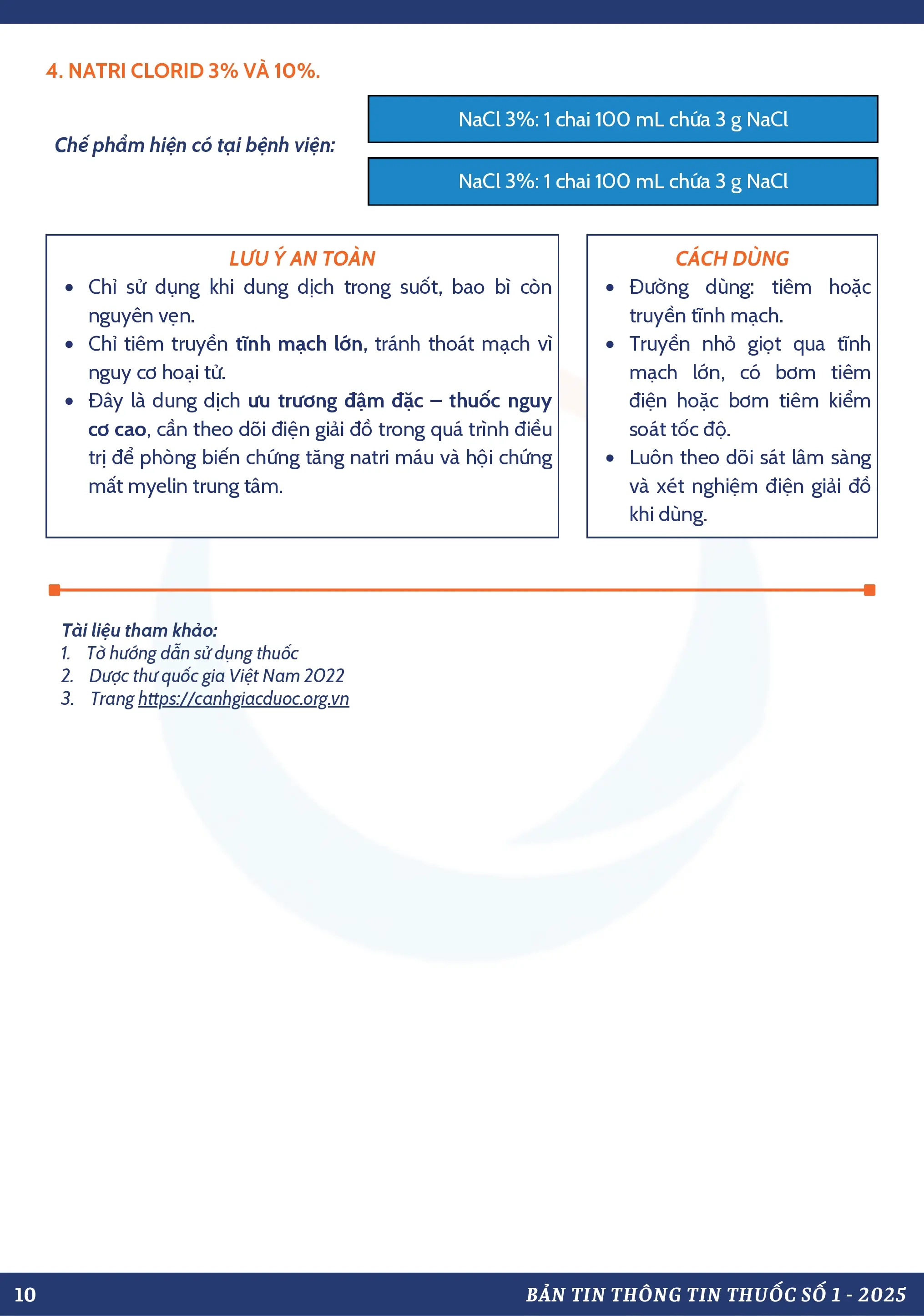 Thông Tin Thuốc: Số 1-2025