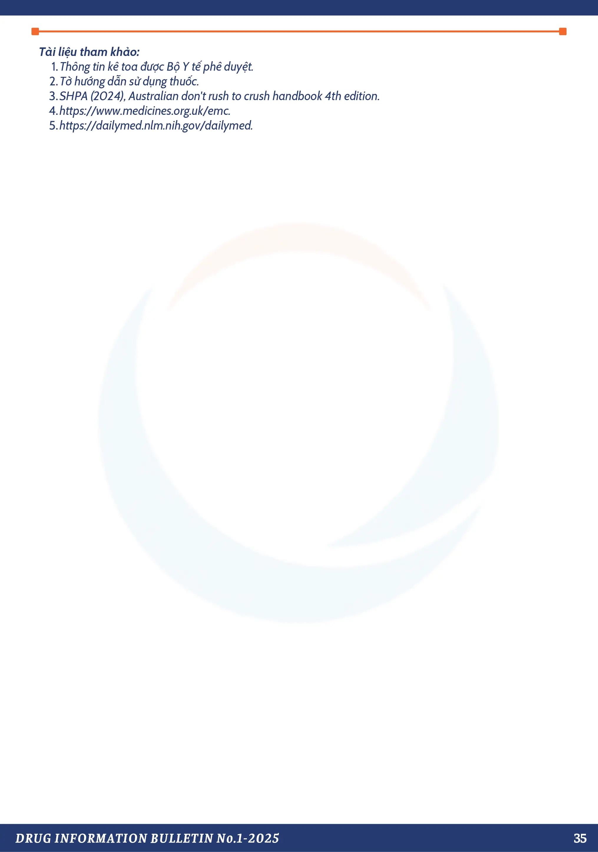 Thông Tin Thuốc: Số 1-2025