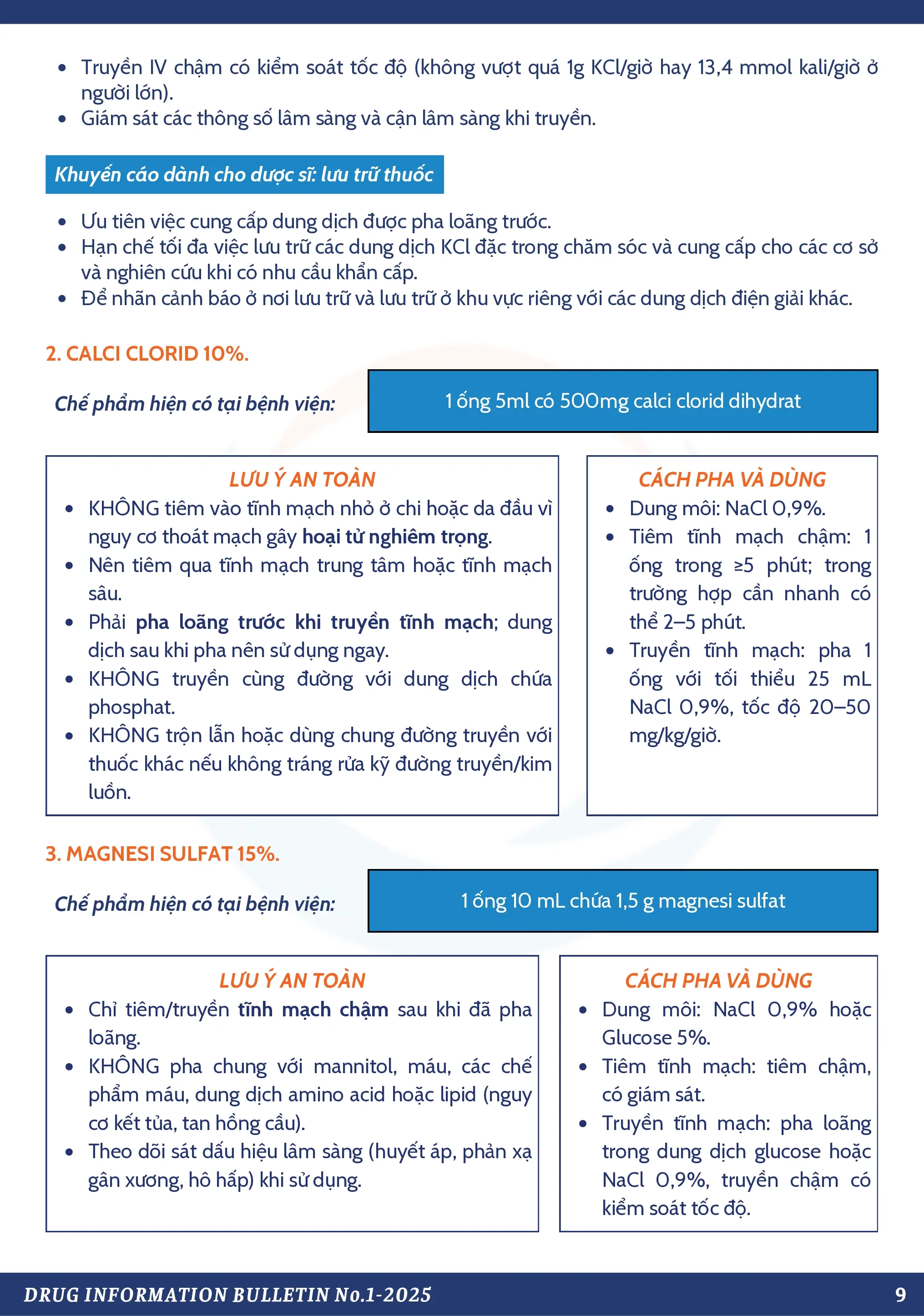 Thông Tin Thuốc: Số 1-2025