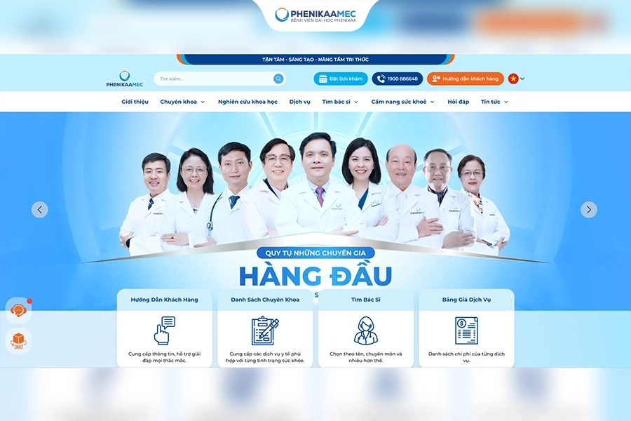 Tham quan Bệnh viện Đại học Phenikaa “tại nhà” qua tính năng thực tế ảo VR Tour 360 