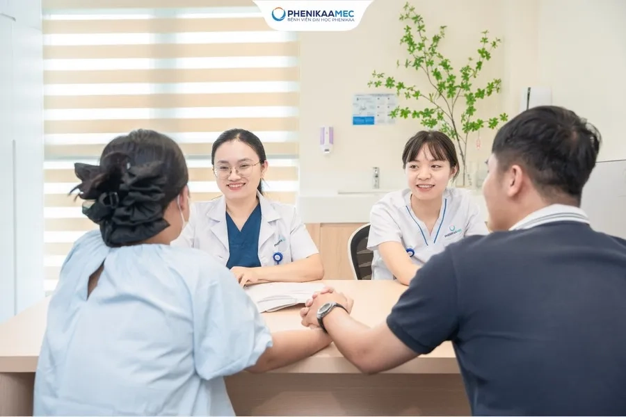 Sau khi có kết quả, bác sĩ chuyên khoa sẽ trực tiếp tư vấn phác đồ phù hợp đảm bảo an toàn cho mẹ và bé