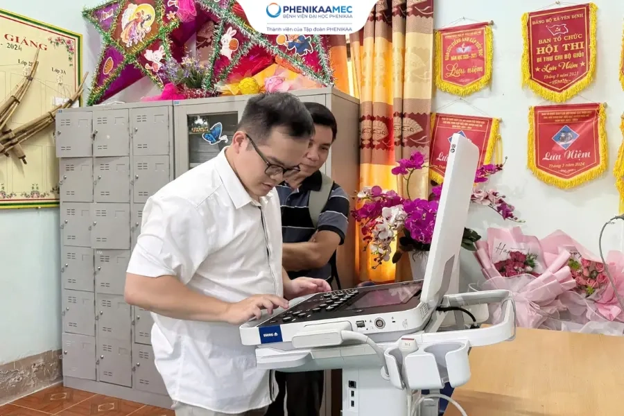 PhenikaaMec khám miễn phí cho 759 trẻ em vùng cao, phát hiện 23 trẻ cần theo dõi tim mạch chuyên sâu