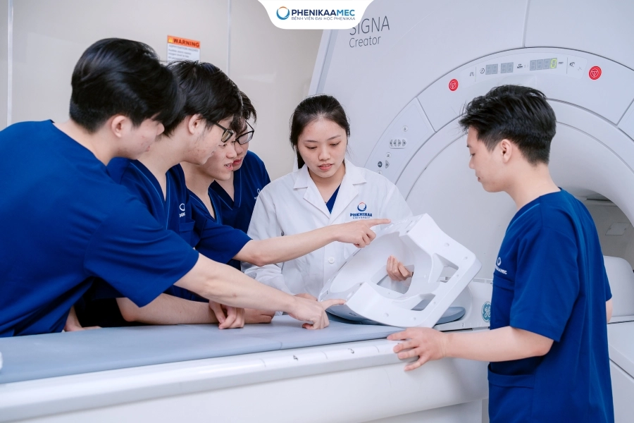 Bệnh viện Đại học Phenikaa đào tạo thực hành cho Cử nhân Kỹ thuật Hình ảnh y học