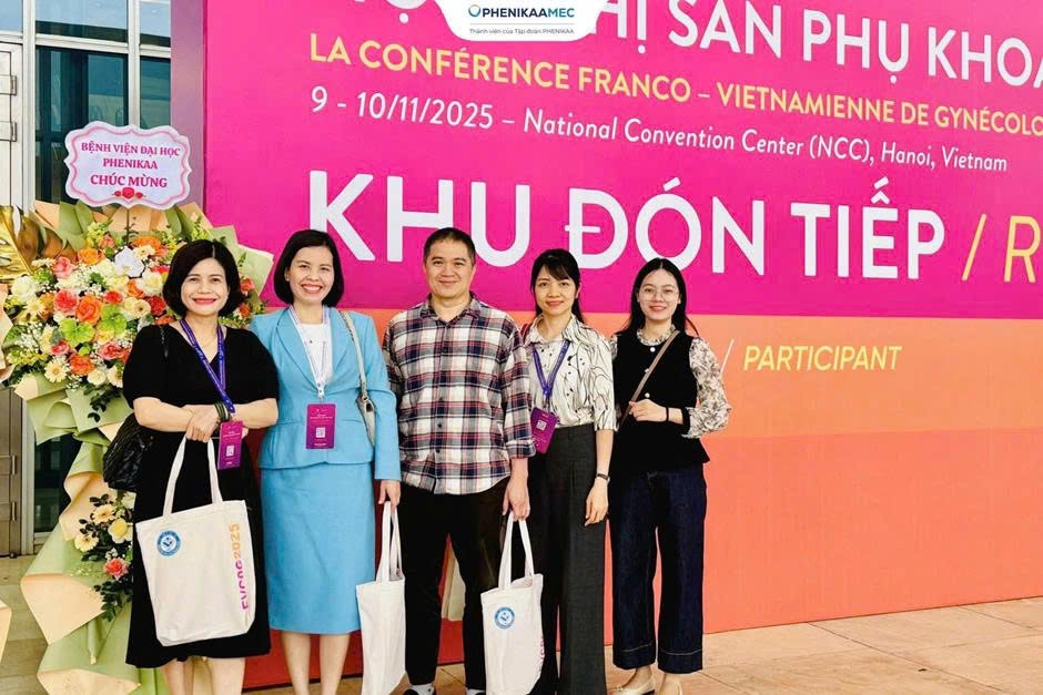 Trung tâm Y học Bào thai PhenikaaMec trình bày báo cáo khoa học tại Hội nghị Sản Phụ Khoa Việt - Pháp 2025