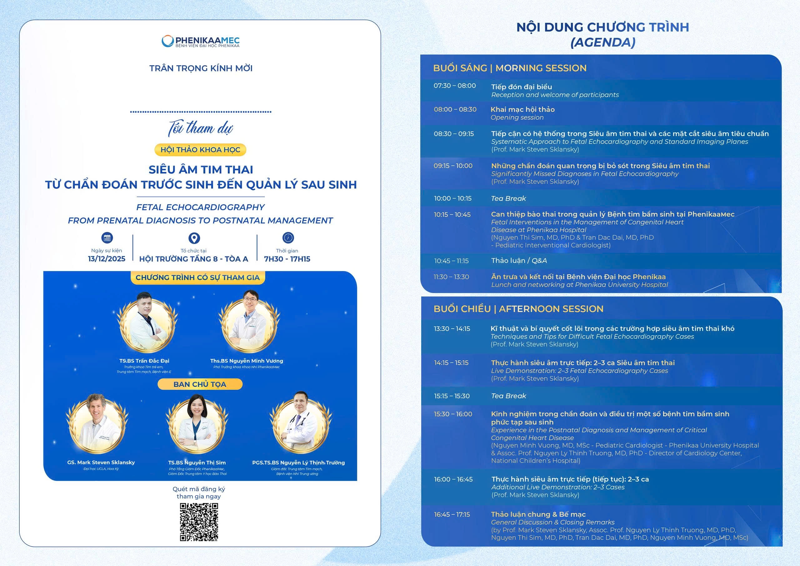 Hội thảo “Siêu âm tim thai: Từ chẩn đoán trước sinh đến quản lý sau sinh”