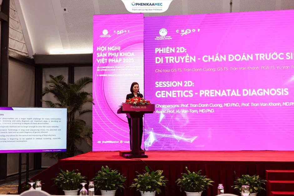 Trung tâm Y học Bào thai PhenikaaMec trình bày báo cáo khoa học tại Hội nghị Sản Phụ Khoa Việt - Pháp 2025
